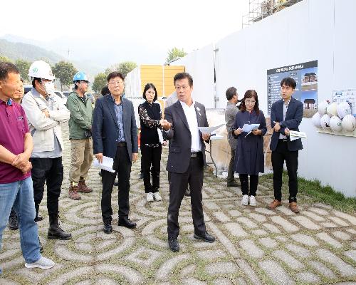 이학수 정읍시장, 10월 첫 현장 점검…주요 사업 속도